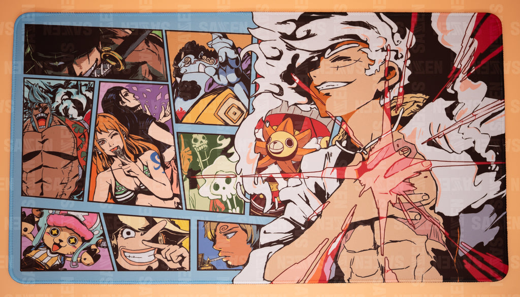 Straw Hats Color Playmat - Premium Stitched Edge